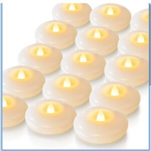 Flameless LED Floating Candles - Warm White